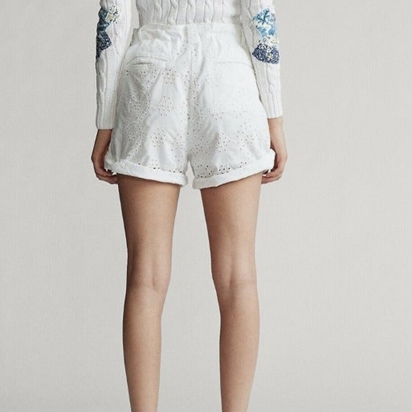 NWT Ralph Lauren white eyelet shorts - Picture 7 of 14